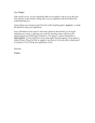 Adverse Action Notice