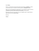 Job Promotion Rejection