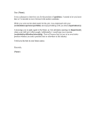 Job Rejection Letter After Interview