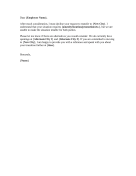 Transfer Request Rejection